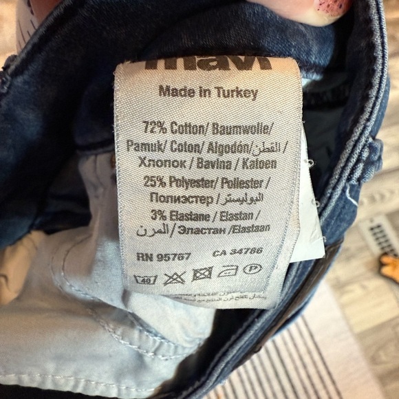 Mavi Indigo Denim Jeans Kendra high rise strait leg 30/30 - Picture 4 of 5